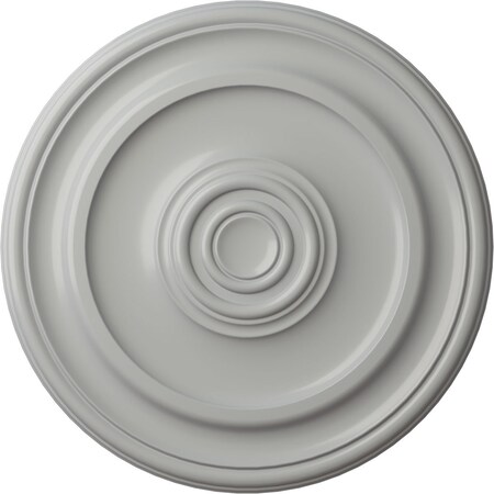 Ekena Millwork Kepler Traditional Ceiling Medallion (For Canopies up to 4 1/2"), 19 3/4"OD x 1 1/2"P, Frost CM20KPFRF